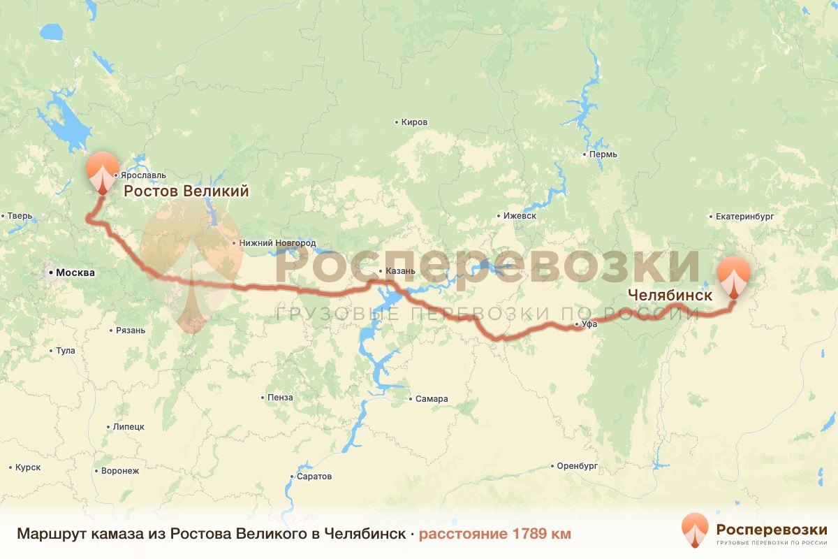 Камаз Ростов Челябинск