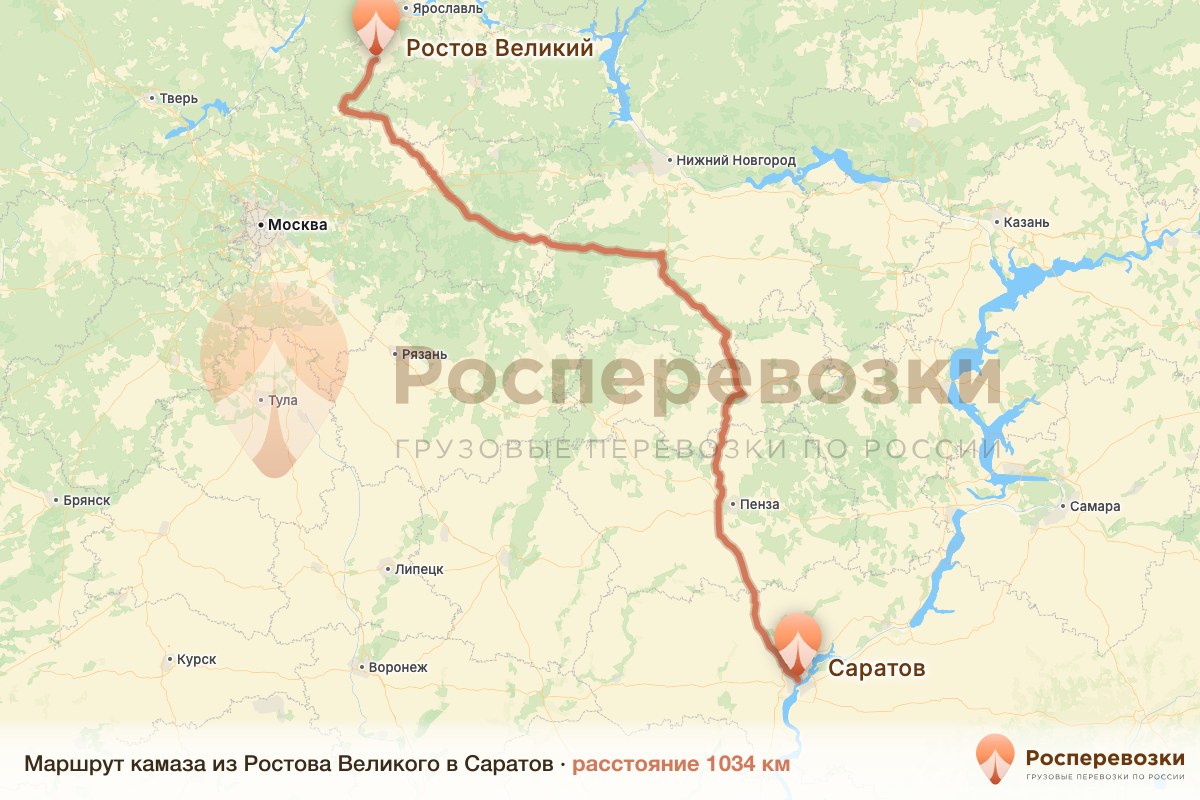Камаз Ростов Саратов