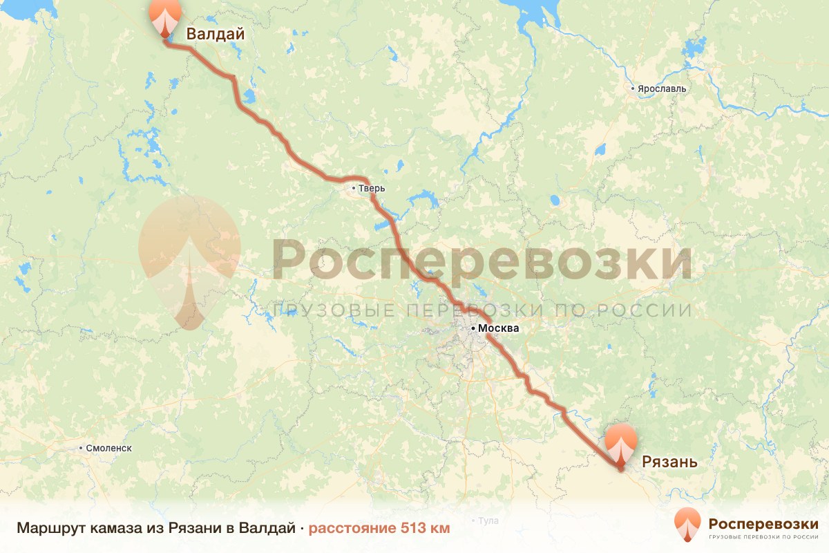 Камаз Рязань Валдай