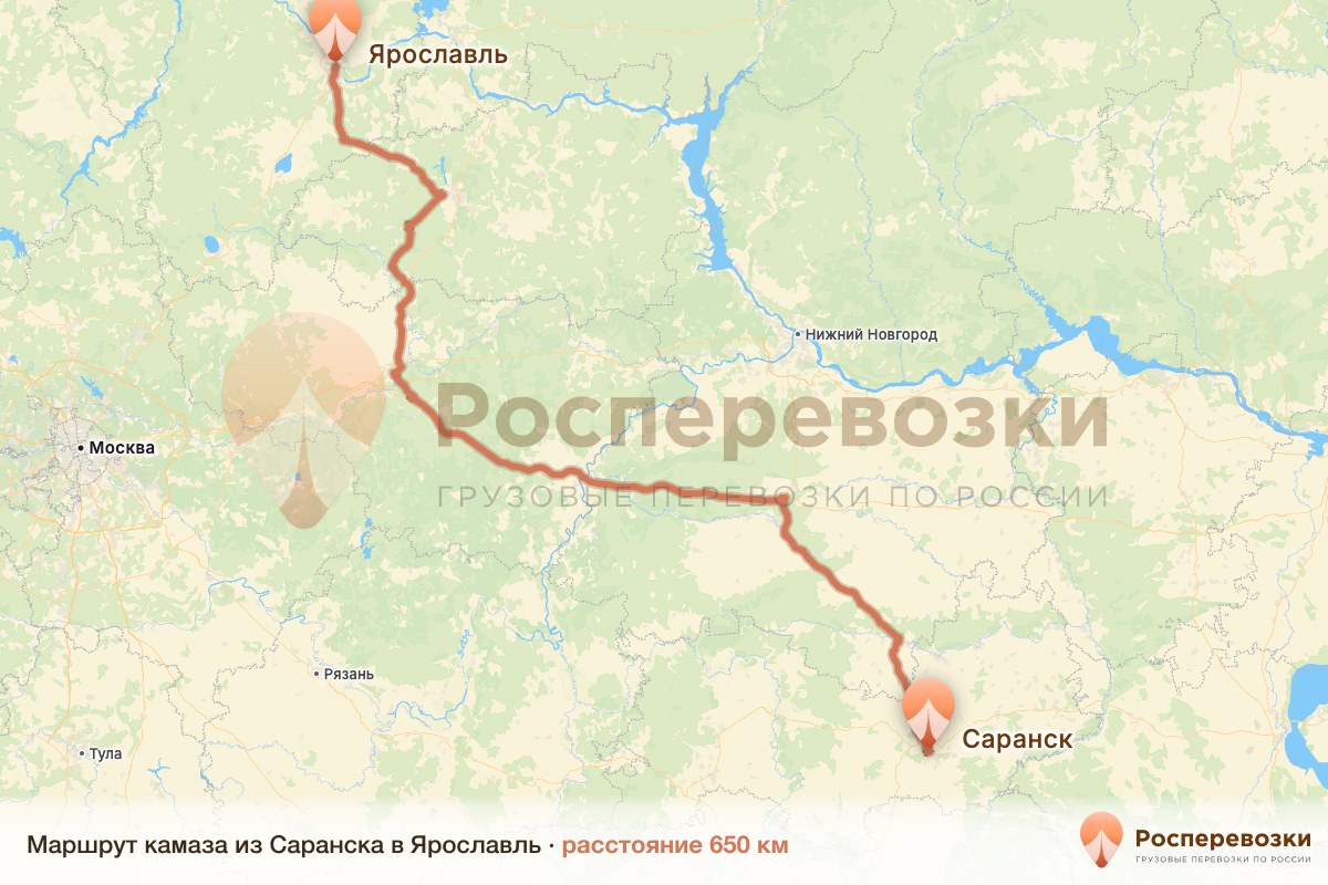 Камаз Саранск Ярославль
