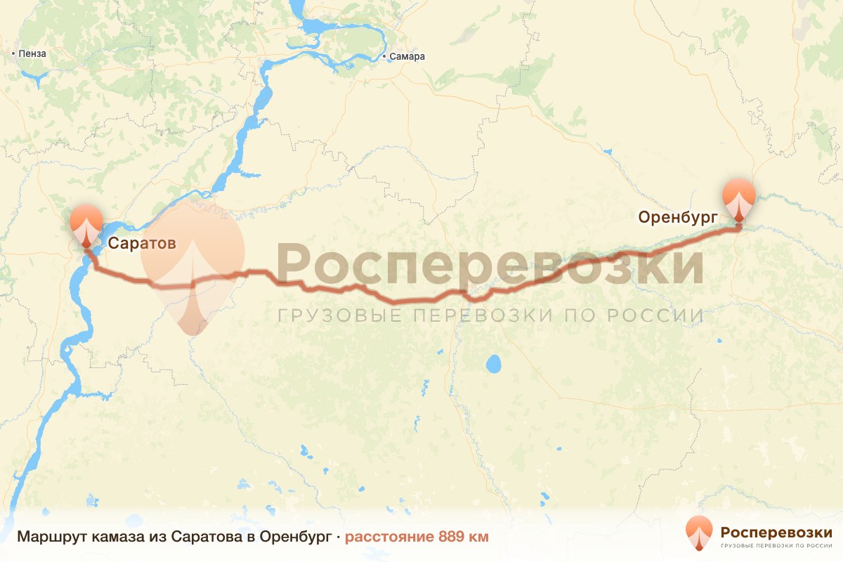 Камаз Саратов Оренбург