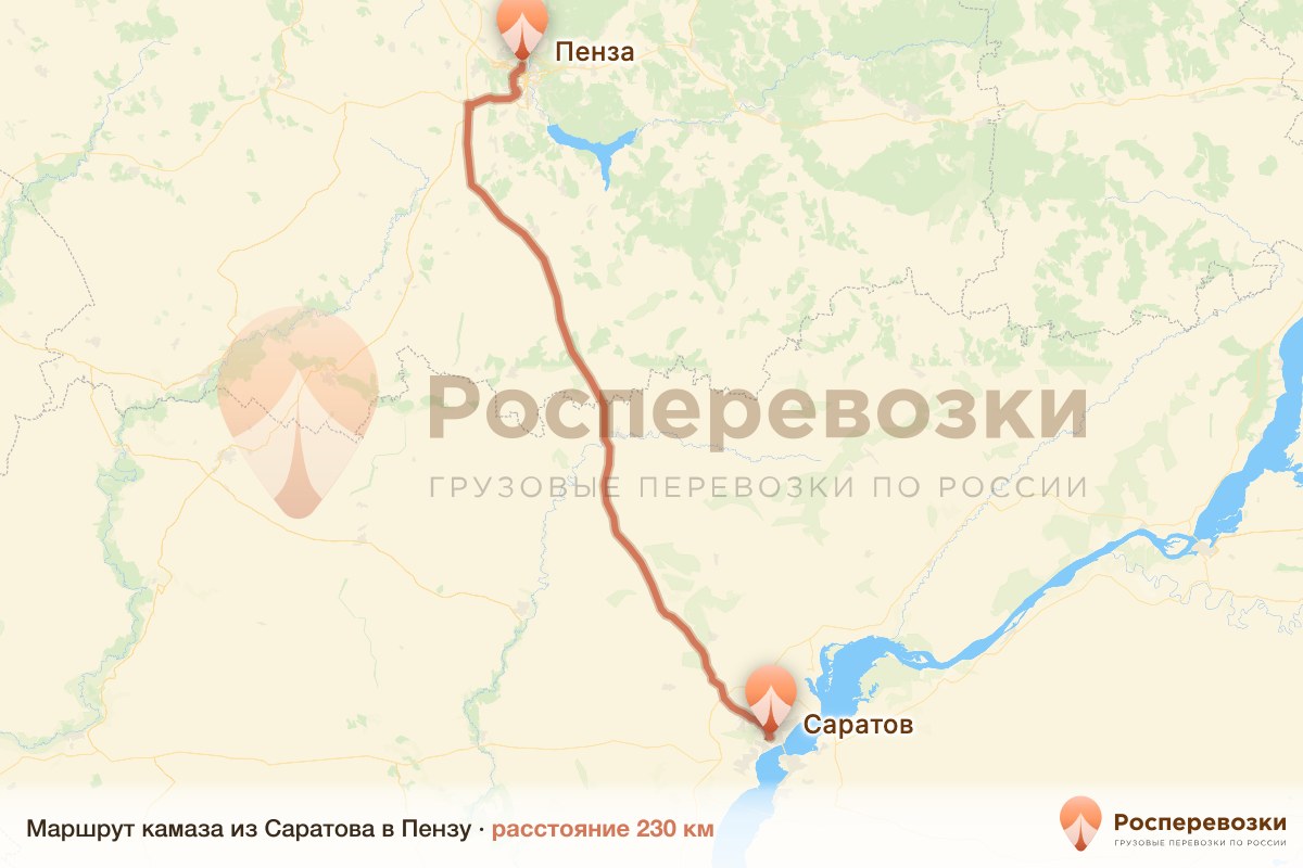 Камаз Саратов Пенза