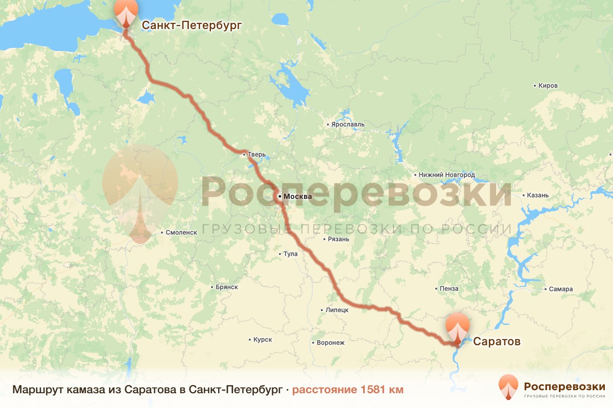 Камаз Саратов Санкт-Петербург