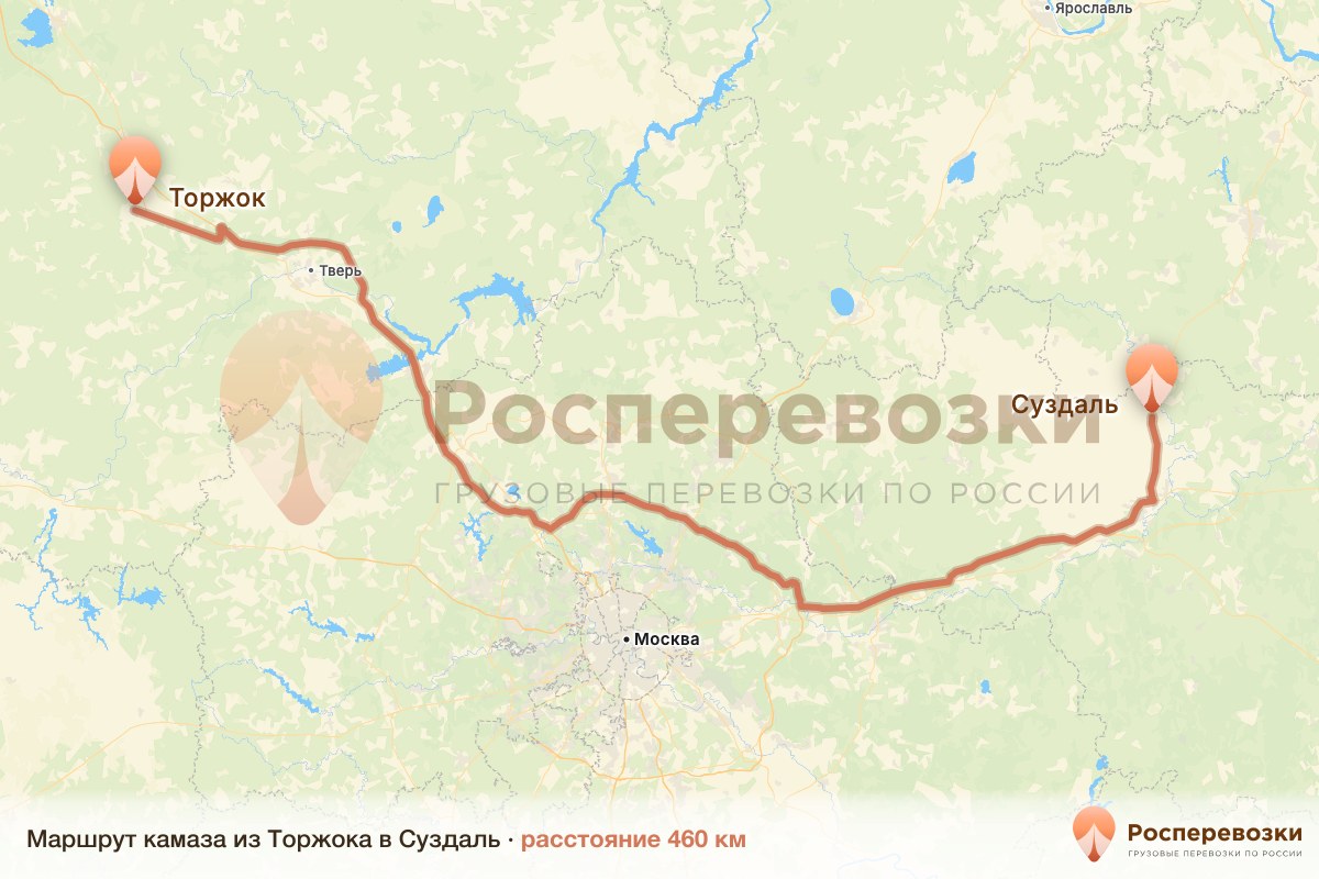Камаз Торжок Суздаль