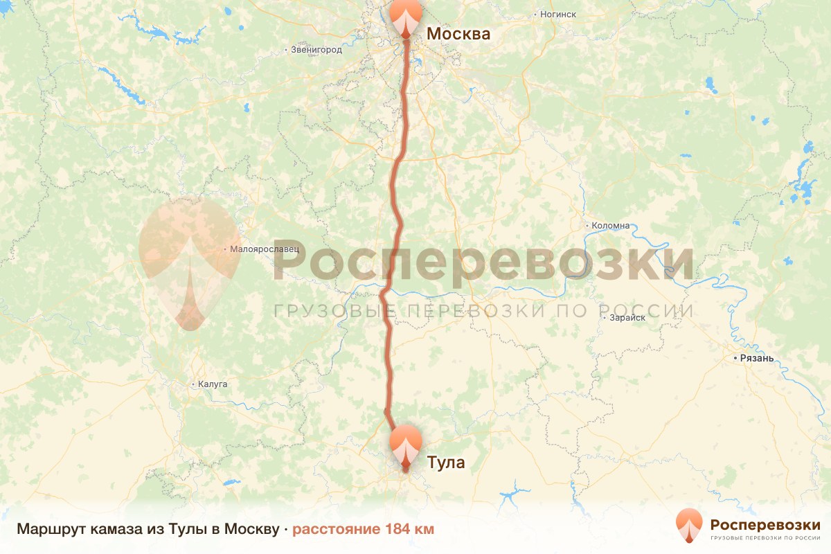 Камаз Тула Москва