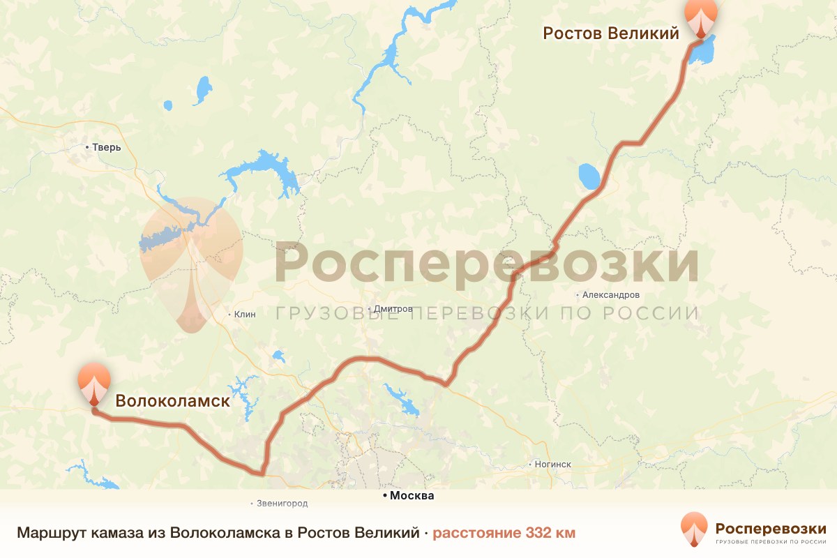Камаз Волоколамск Ростов