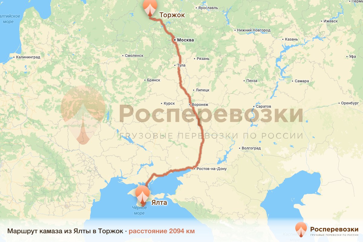 Камаз Ялта Торжок