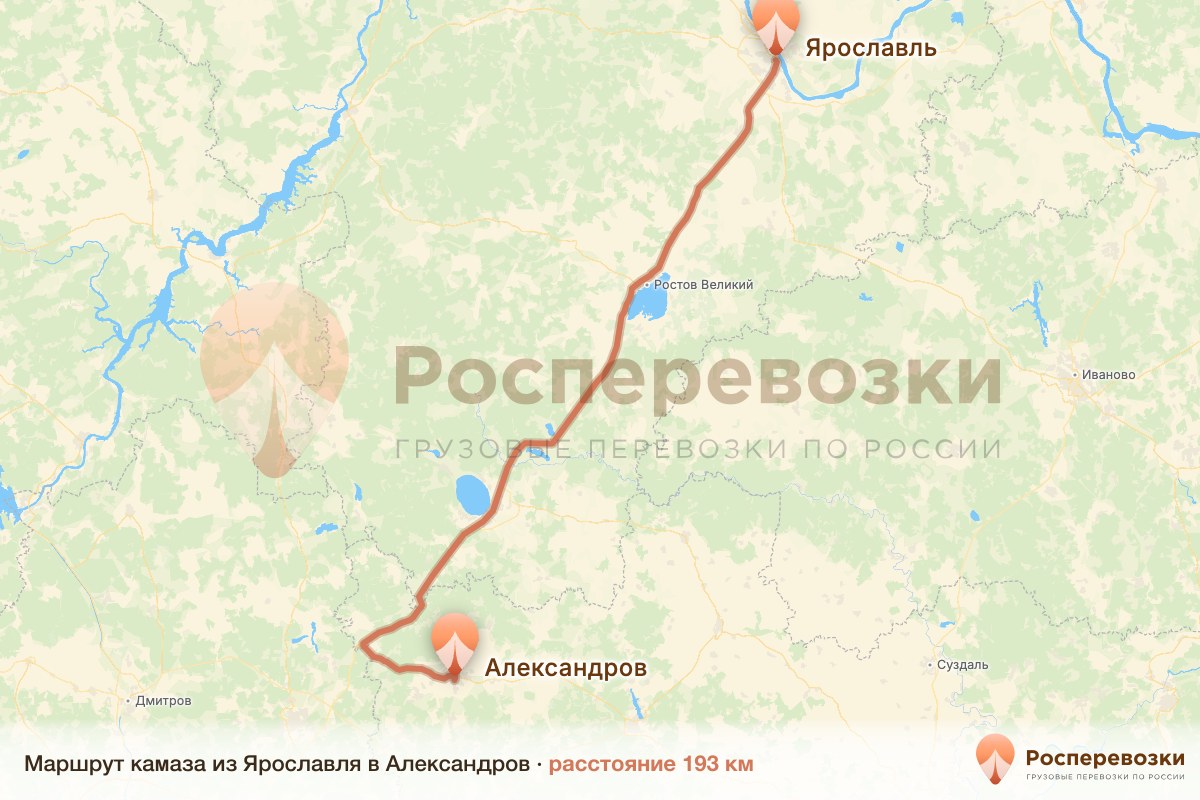 Камаз Ярославль Александров