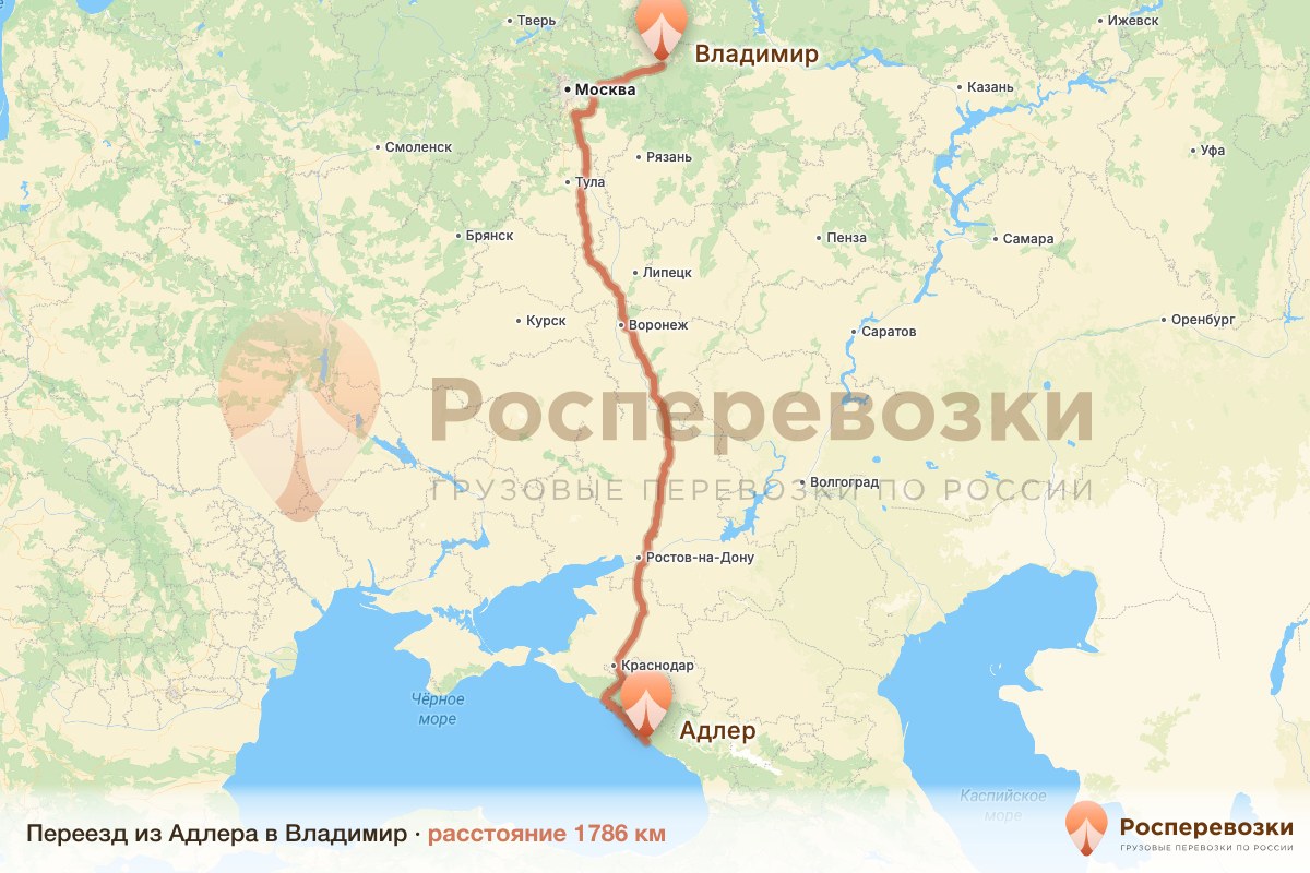 Переезд Адлер Владимир