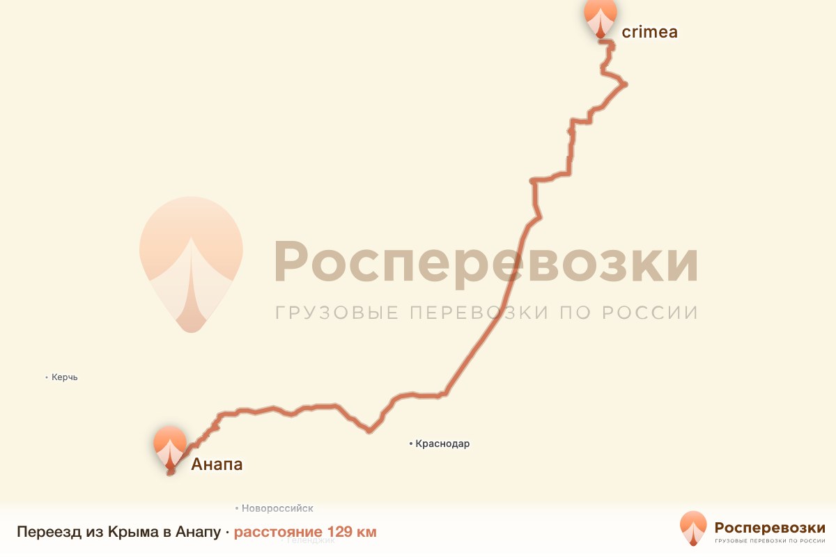 Переезд Крым Анапа