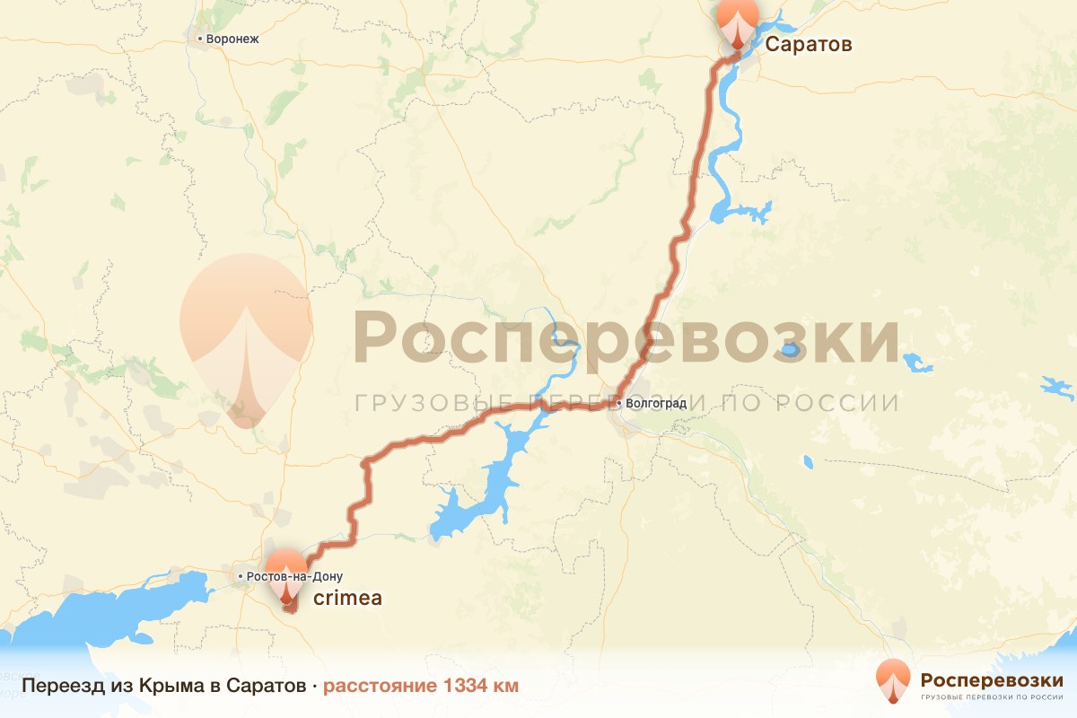 Переезд Крым Саратов