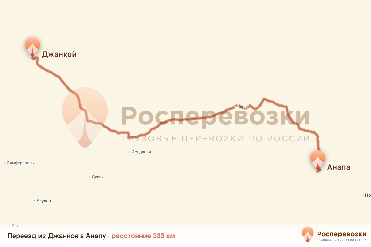 Переезд Джанкой Анапа