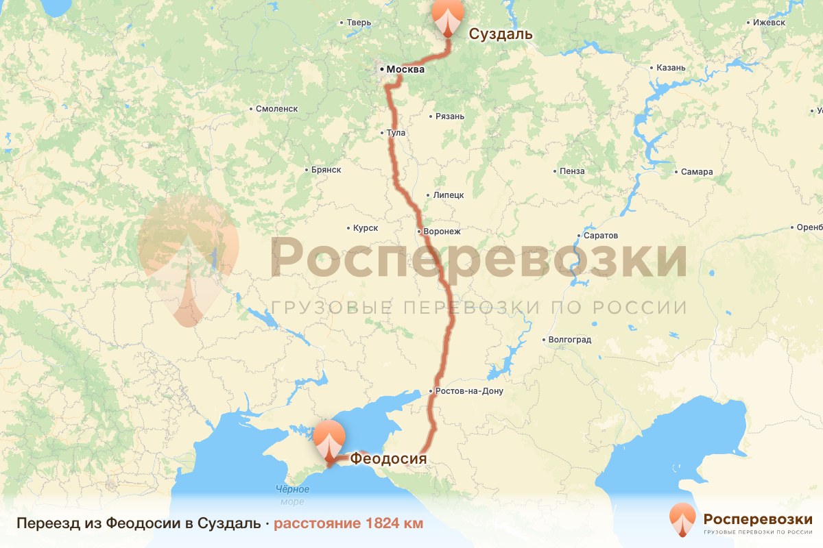 Переезд Феодосия Суздаль