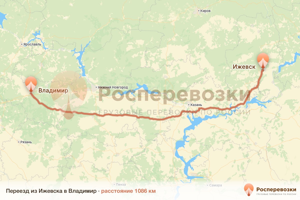 Переезд Ижевск Владимир