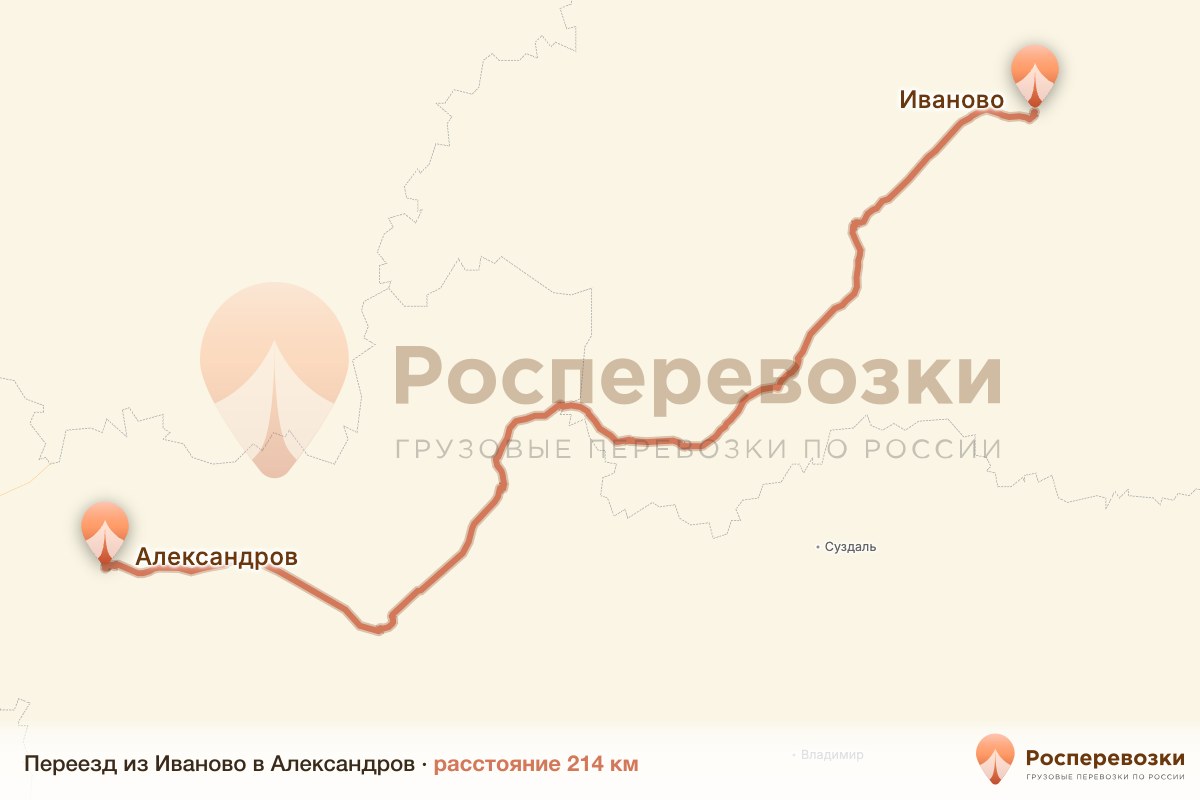 Переезд Иваново Александров
