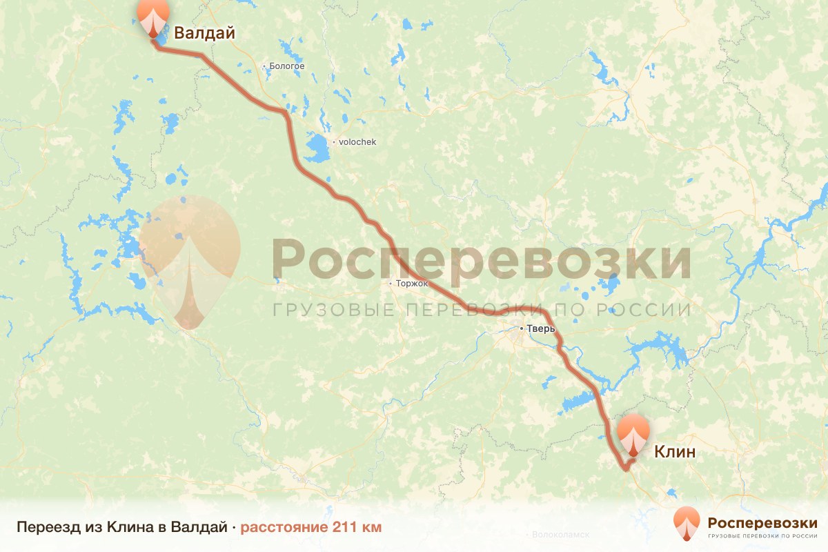 Переезд Клин Валдай
