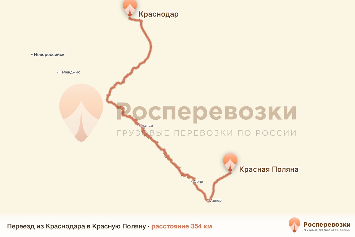 Переезд Краснодар Красная Поляна