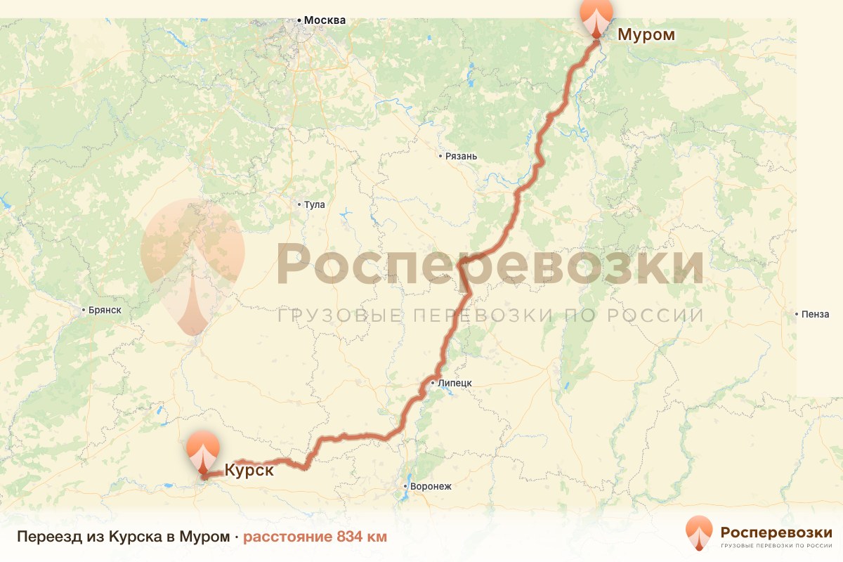 Переезд Курск Муром