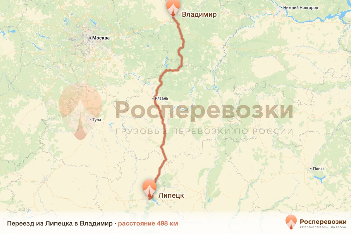 Переезд Липецк Владимир