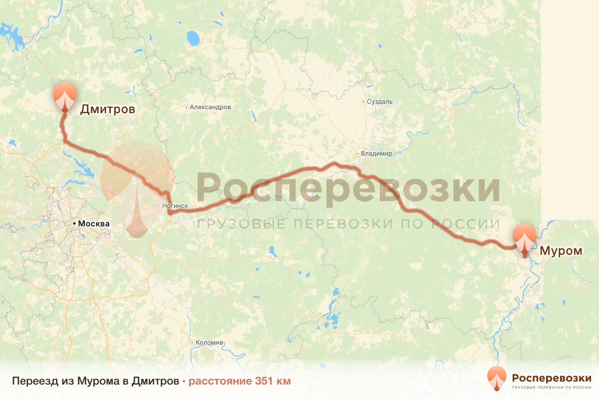 Переезд Муром Дмитров