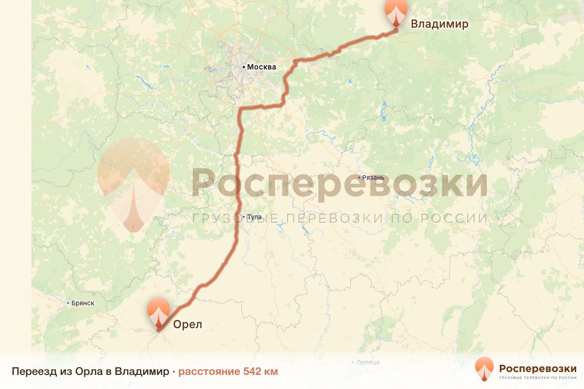 Переезд Орел Владимир