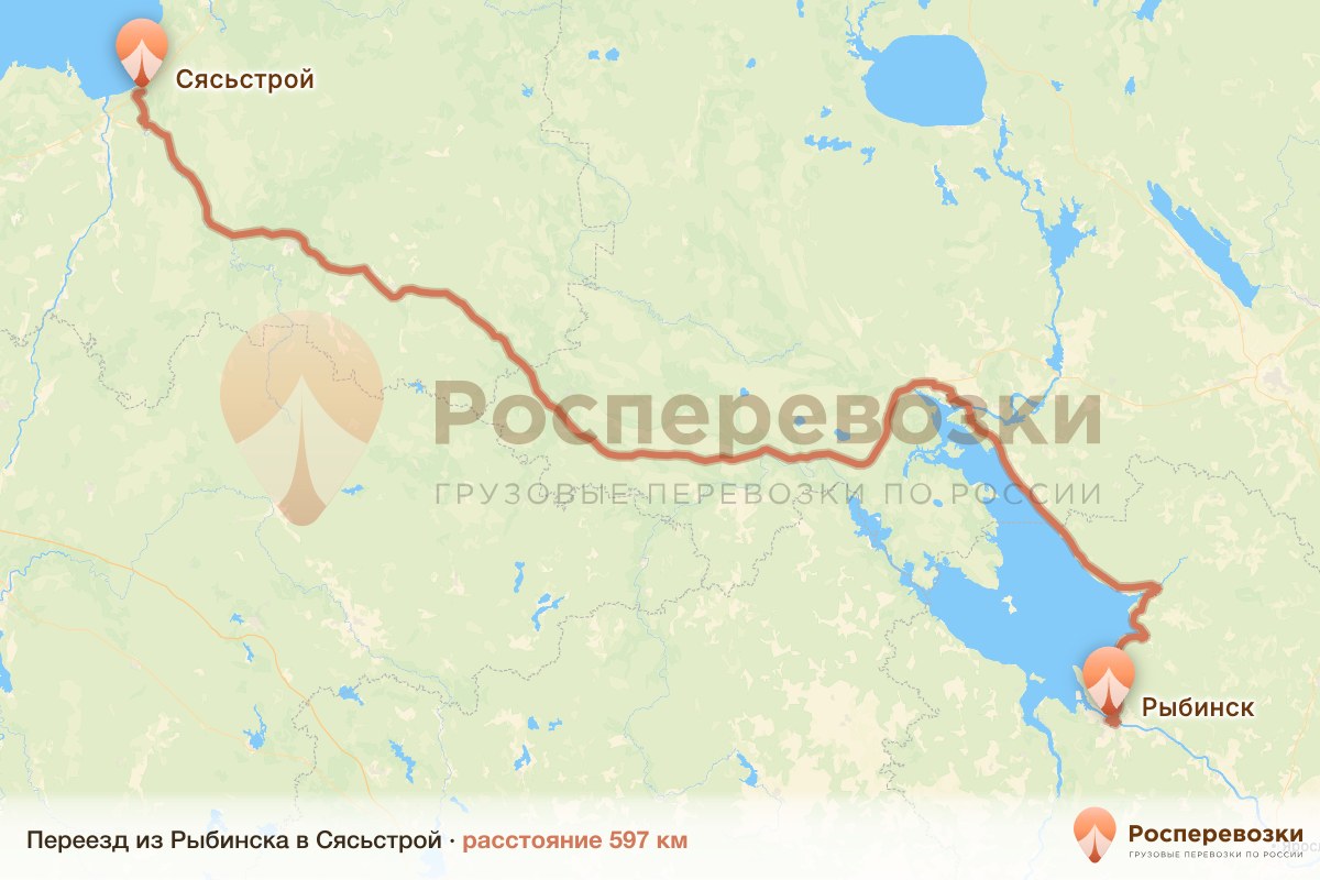 Переезд Рыбинск Сясьстрой
