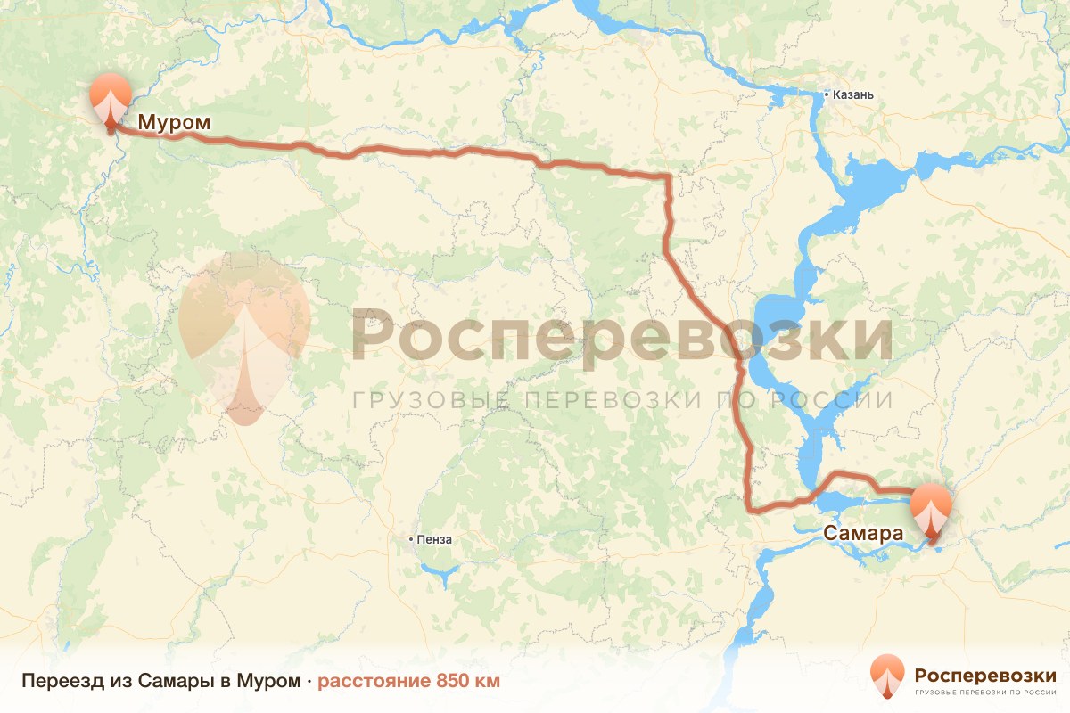 Переезд Самара Муром