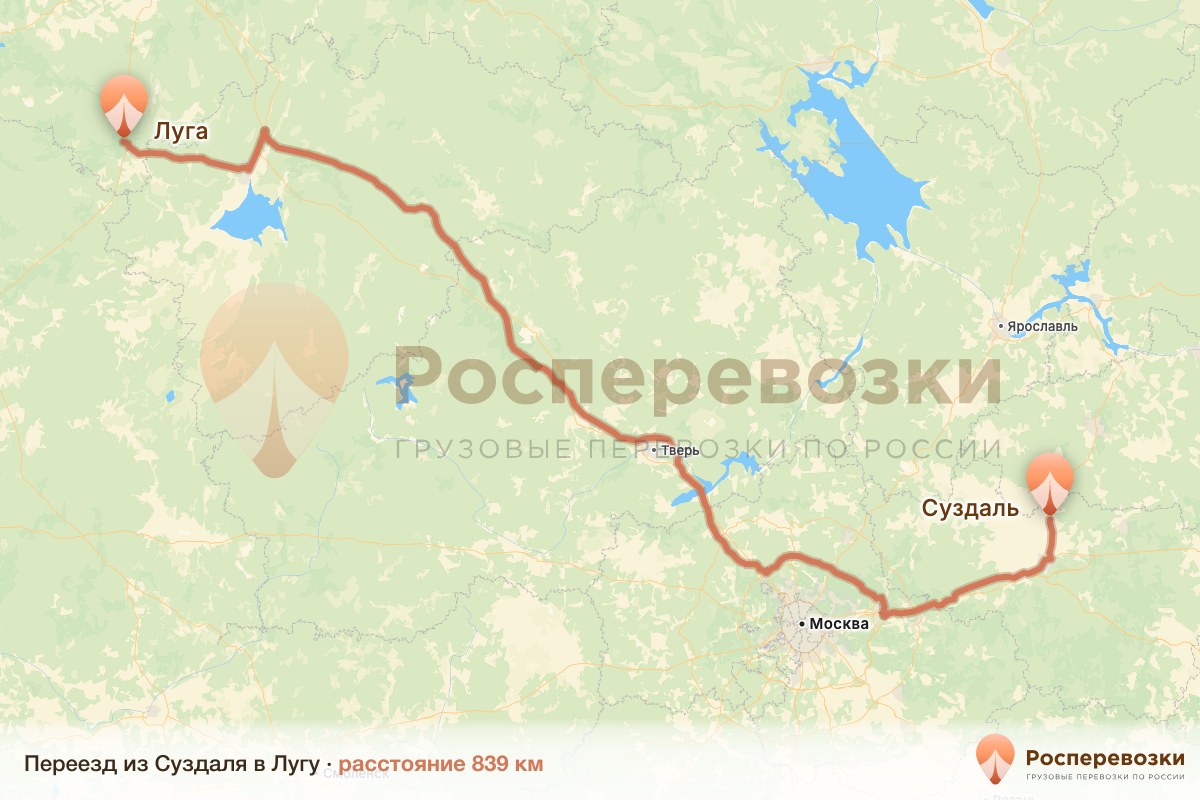 Переезд Суздаль Луга