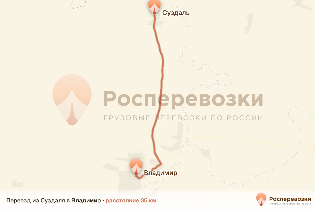 Переезд Суздаль Владимир