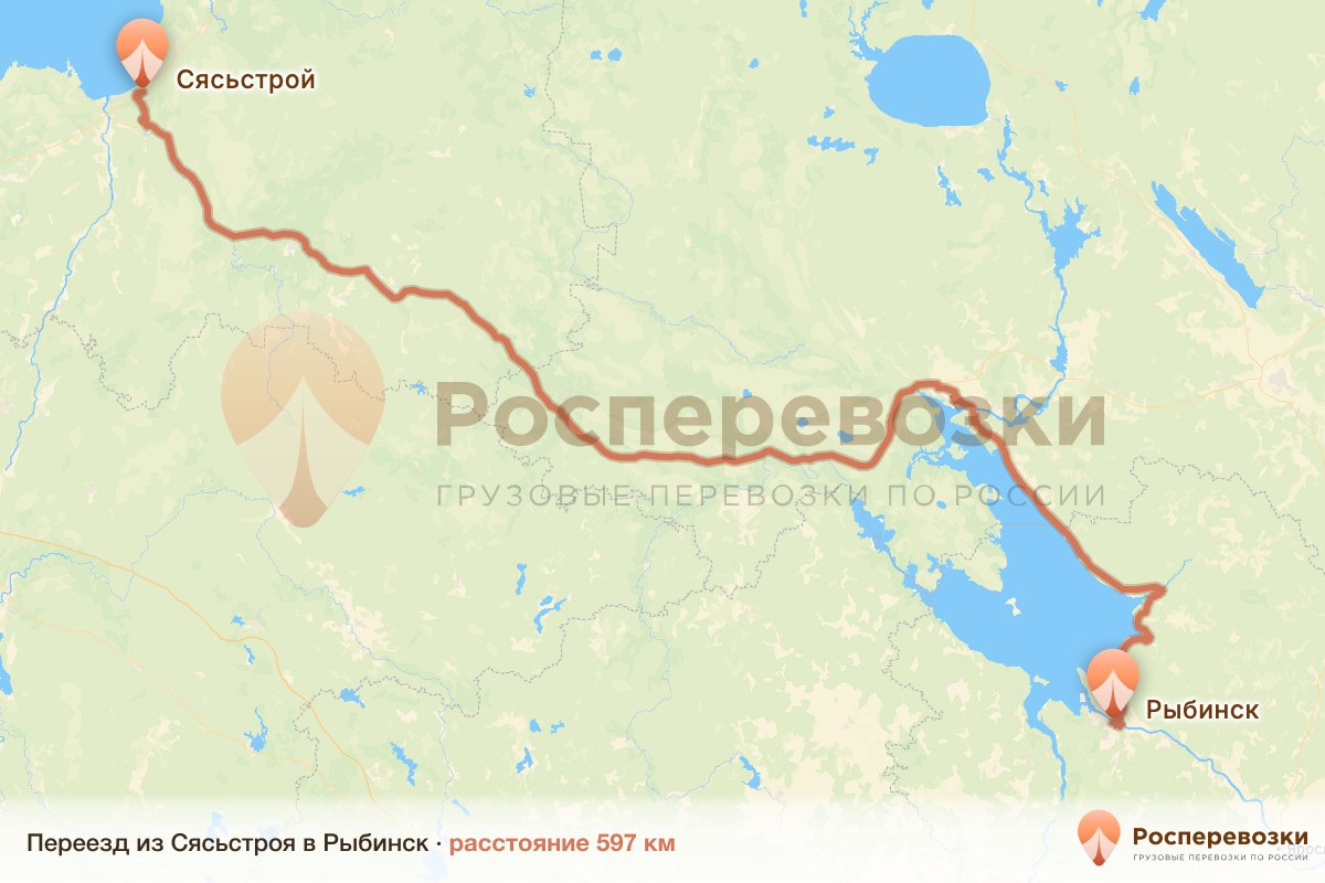 Переезд Сясьстрой Рыбинск