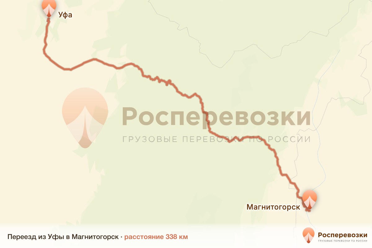 Переезд Уфа Магнитогорск