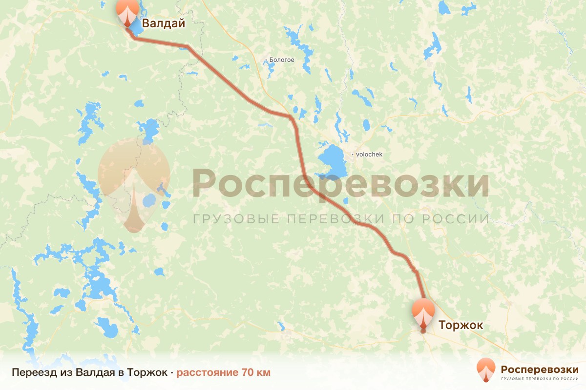 Переезд Валдай Торжок