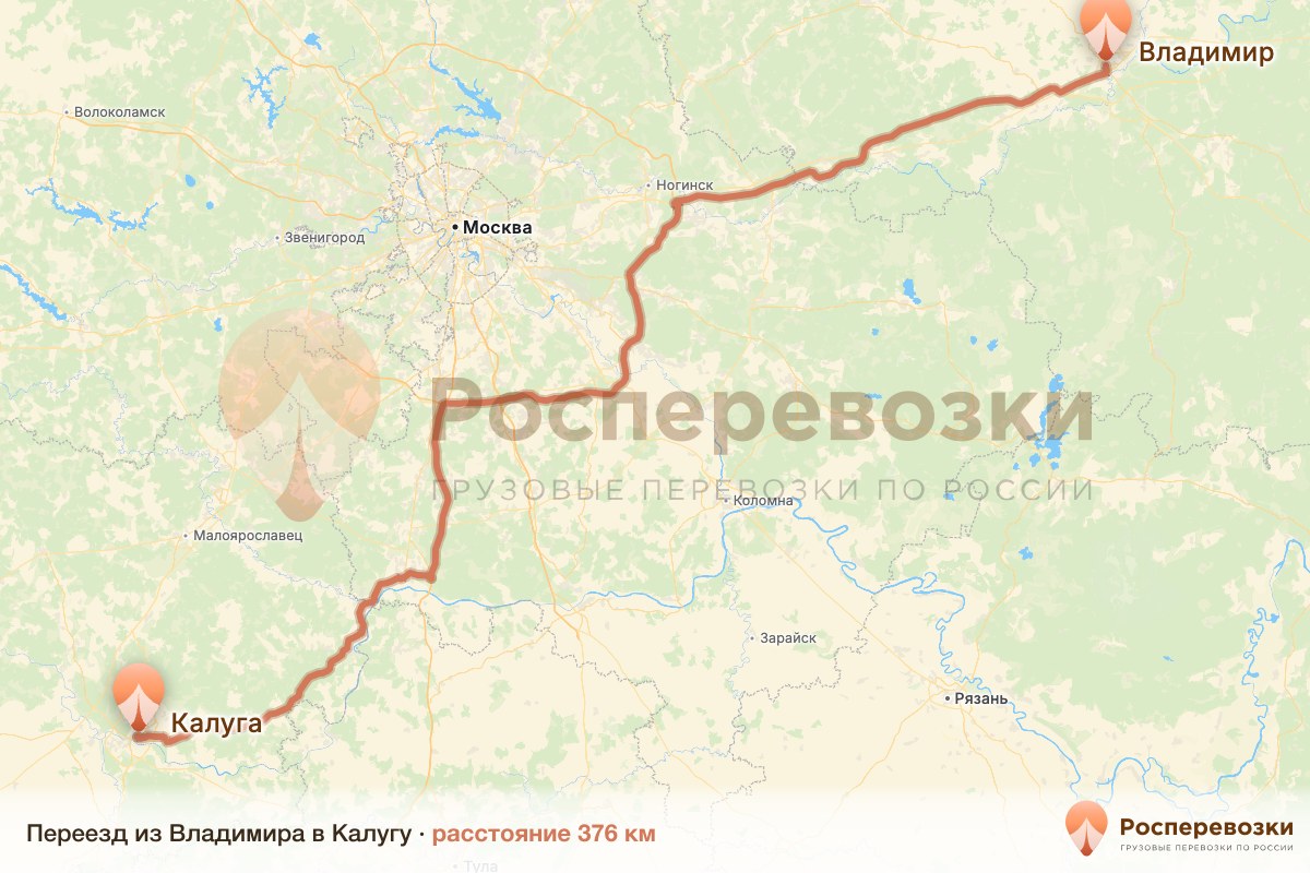 Переезд Владимир Калуга