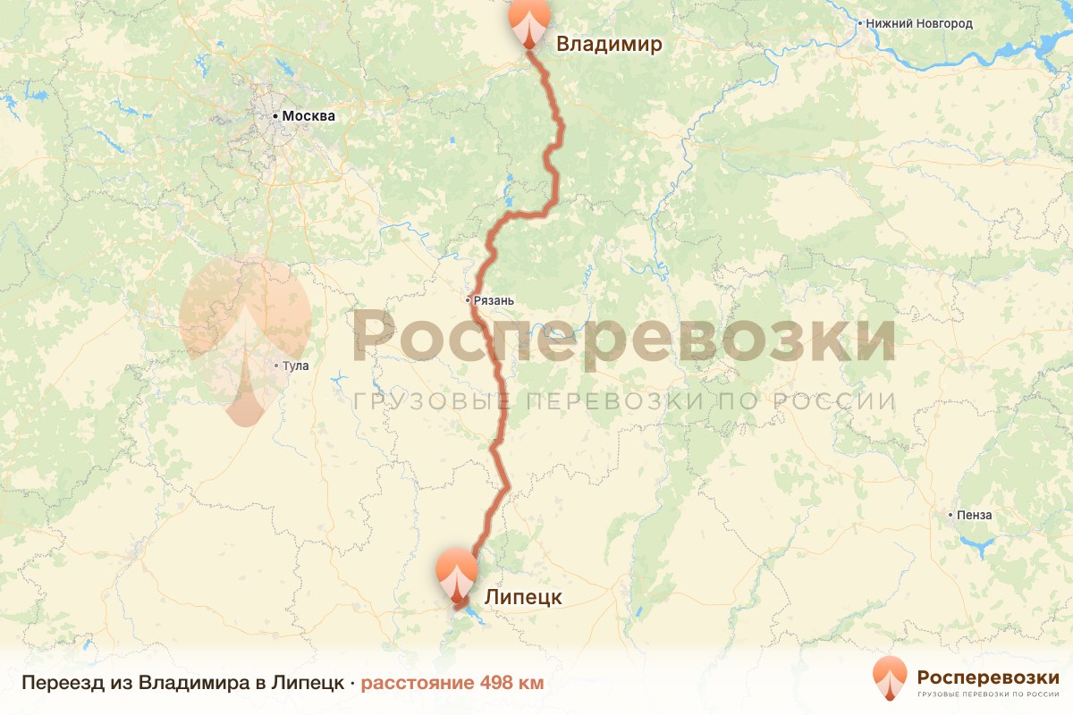 Переезд Владимир Липецк
