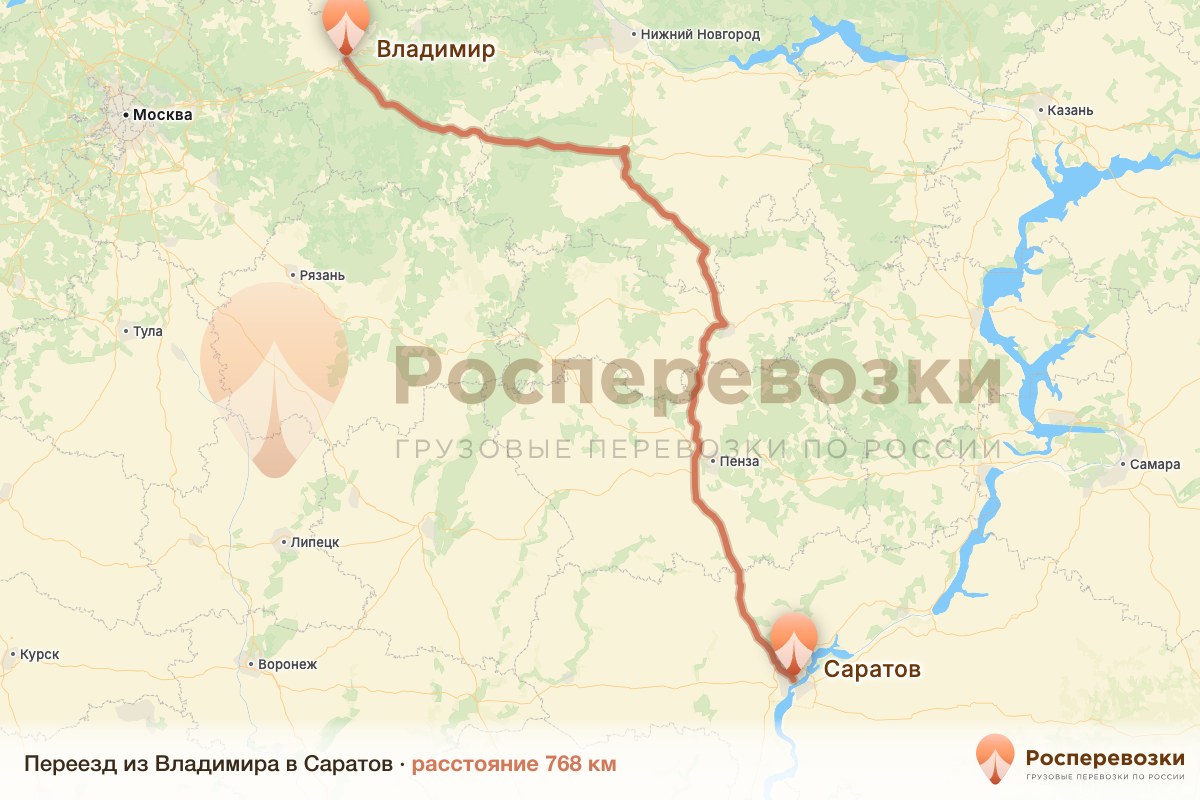 Переезд Владимир Саратов