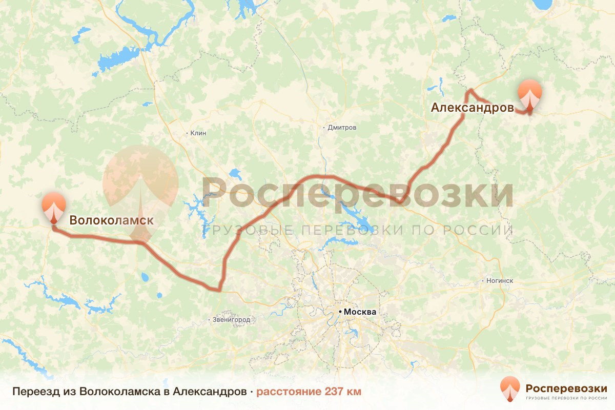 Переезд Волоколамск Александров
