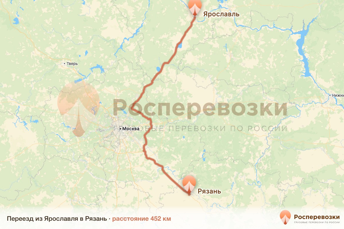 Переезд Ярославль Рязань