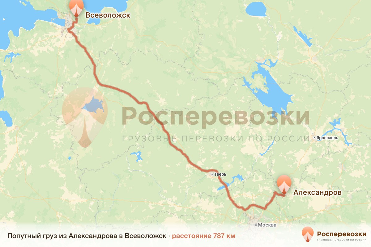 Попутный груз Александров Всеволожск