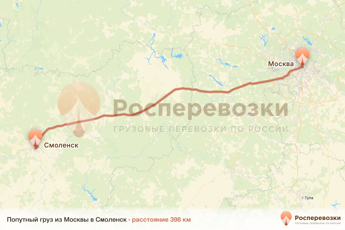 Попутный груз Москва Смоленск