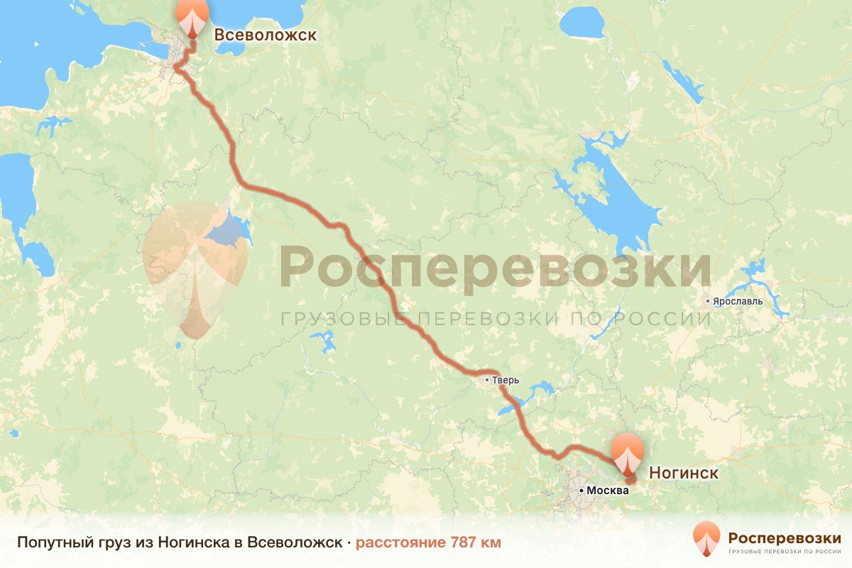 Попутный груз Ногинск Всеволожск