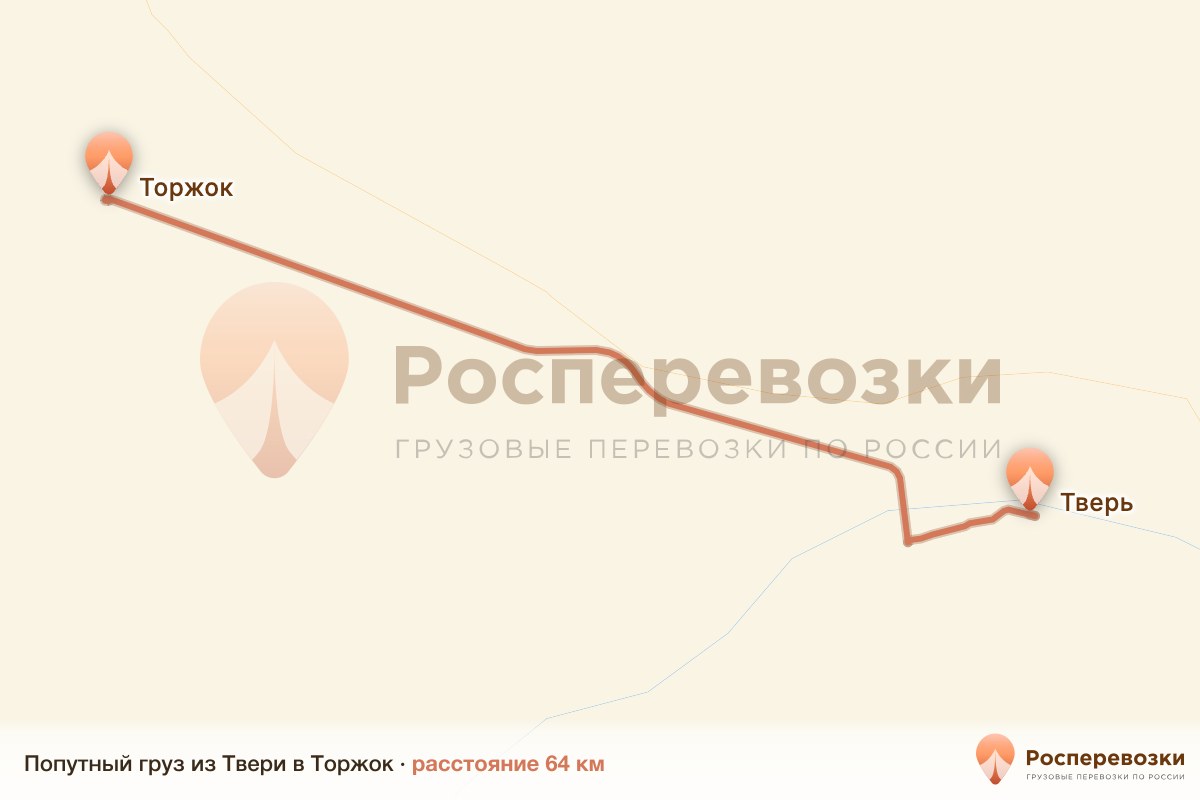 Попутный груз Тверь Торжок