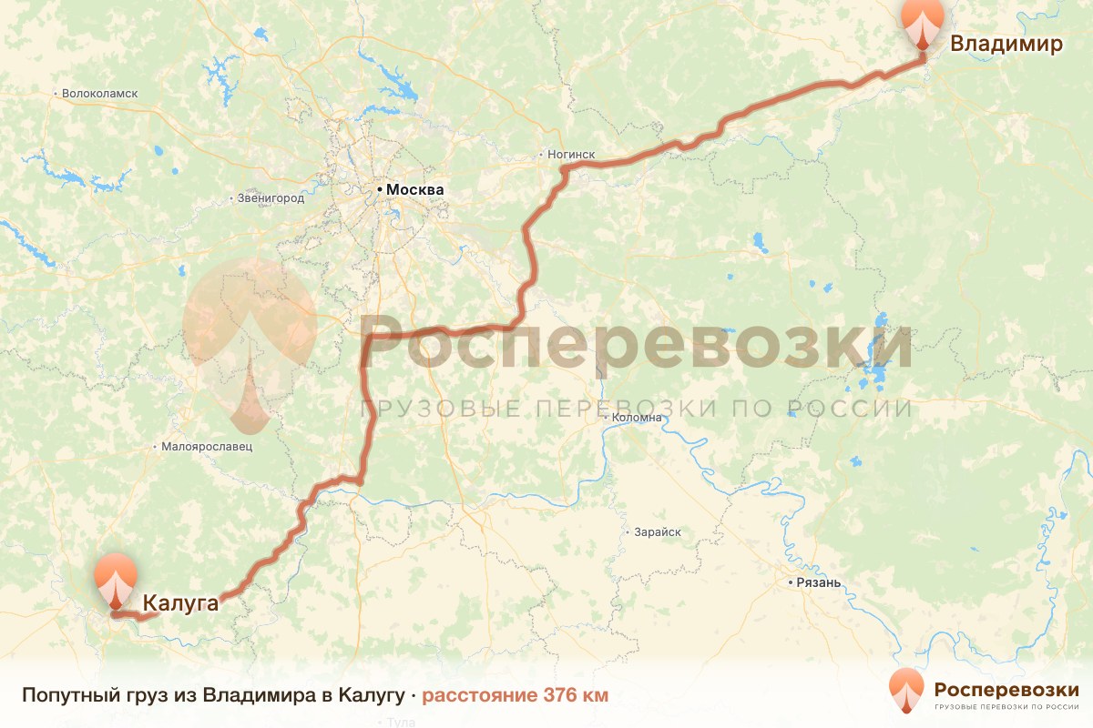Попутный груз Владимир Калуга