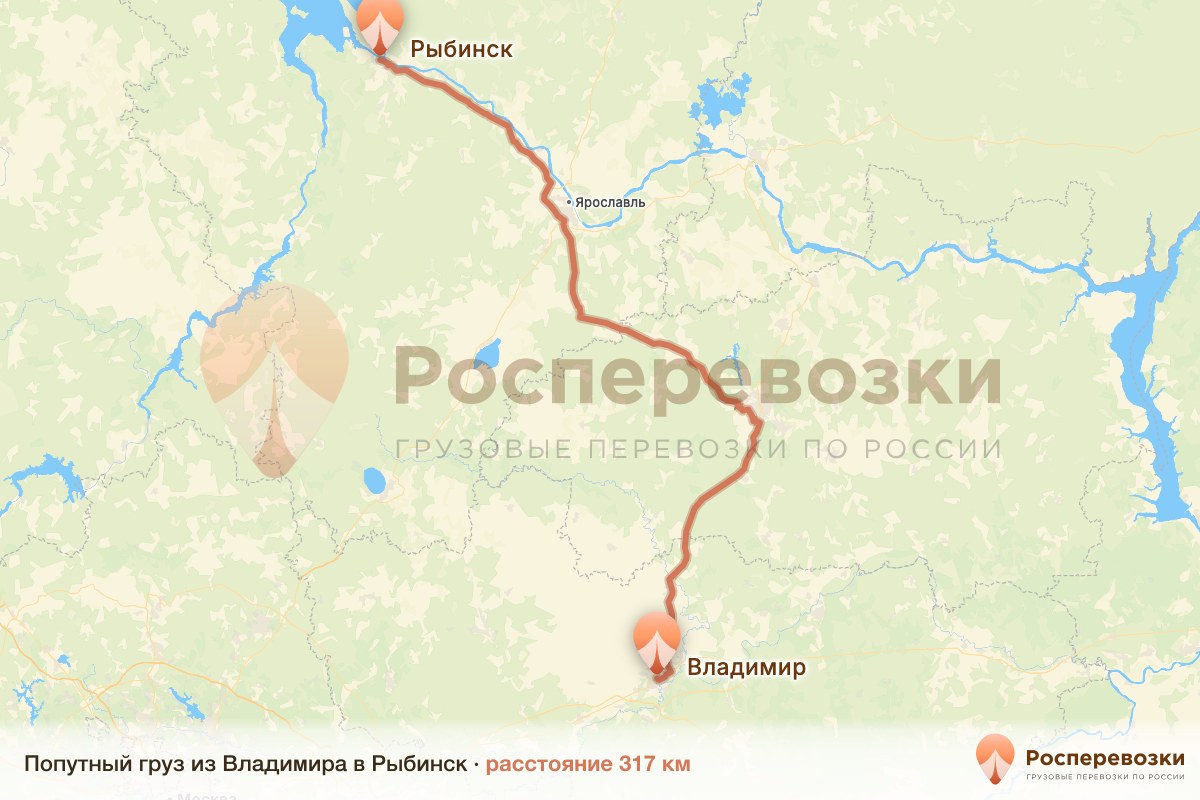Попутный груз Владимир Рыбинск