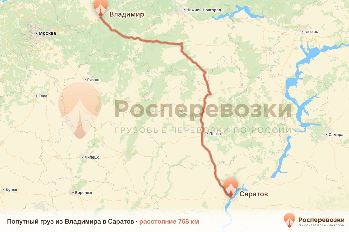 Попутный груз Владимир Саратов