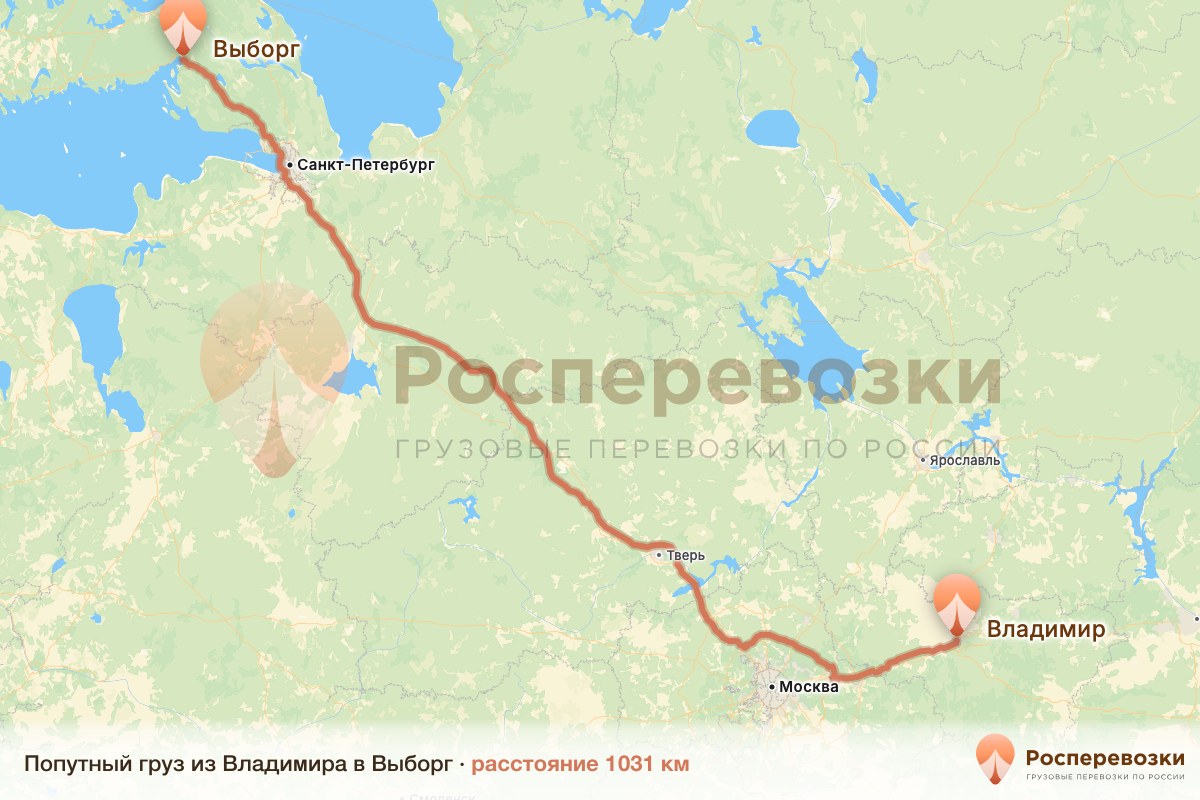 Попутный груз Владимир Выборг