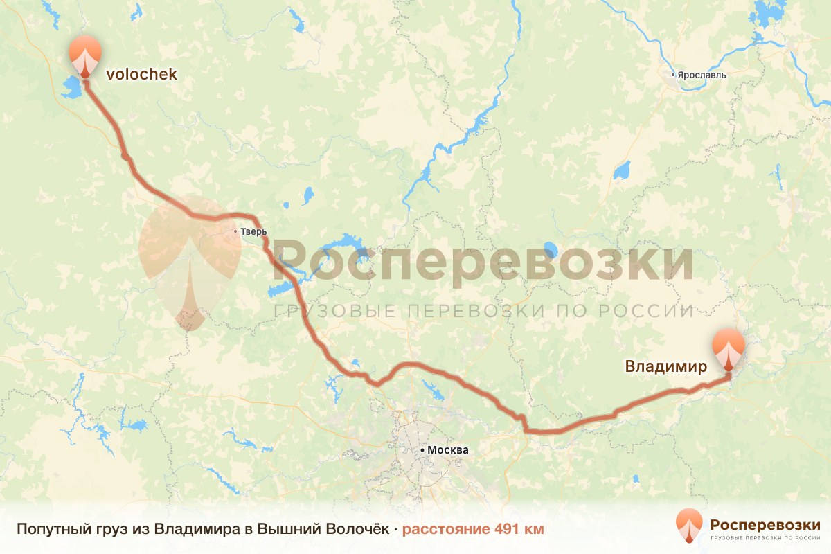 Попутный груз Владимир Вышний Волочёк