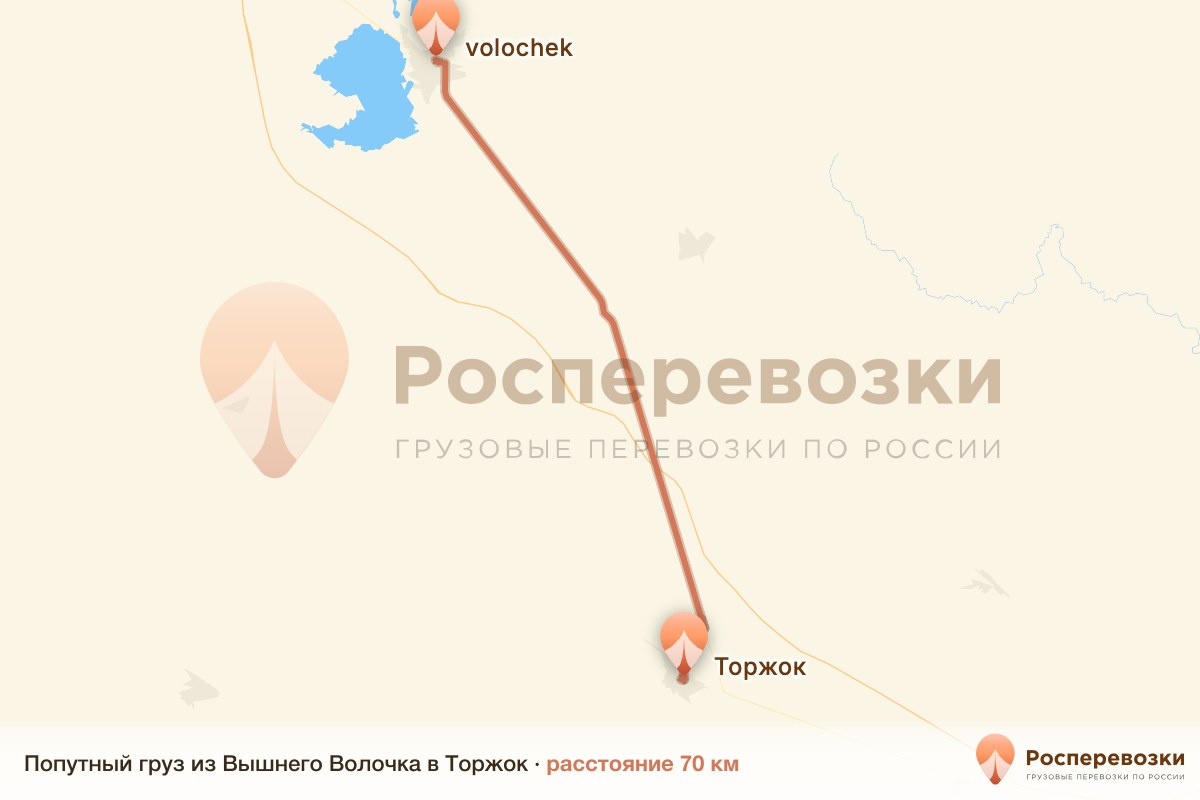 Попутный груз Вышний Волочёк Торжок