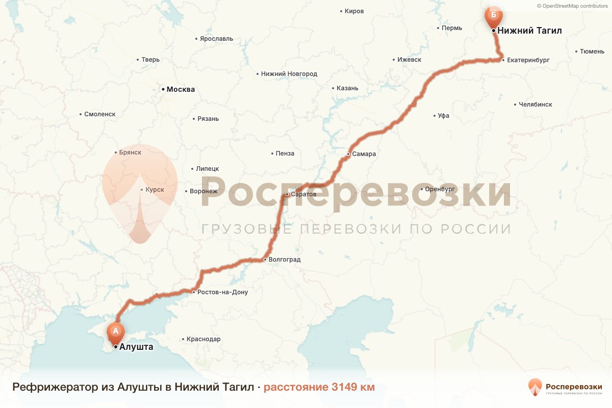 Рефрижератор Алушта Нижний Тагил