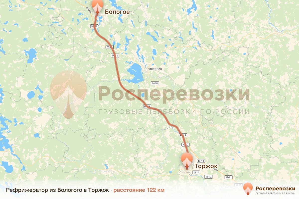 Рефрижератор Бологое Торжок