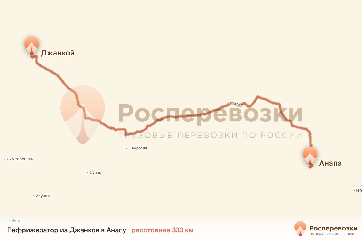 Рефрижератор Джанкой Анапа